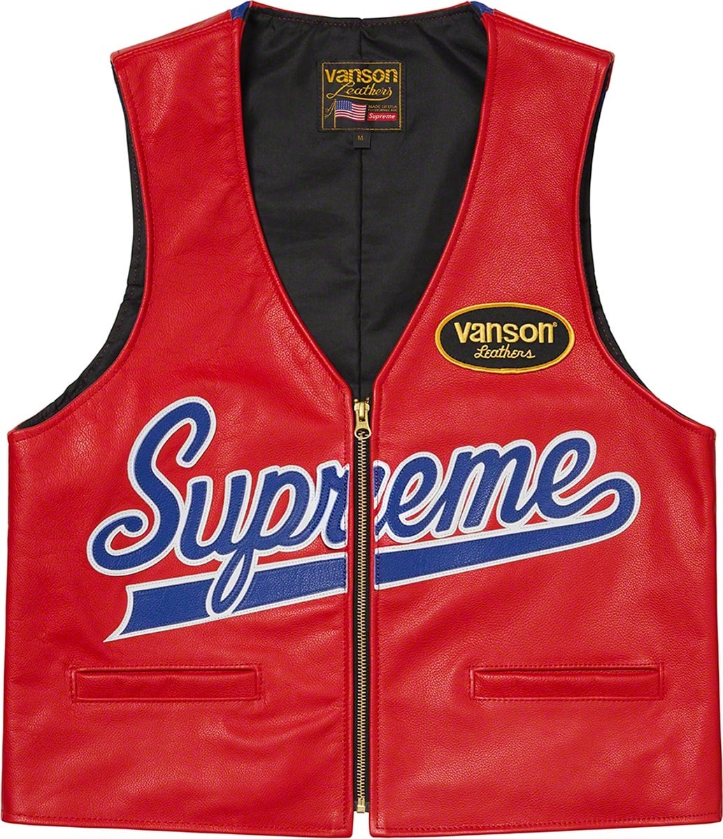 Supreme®/Vanson Leathers® Spider Web Vest view 6